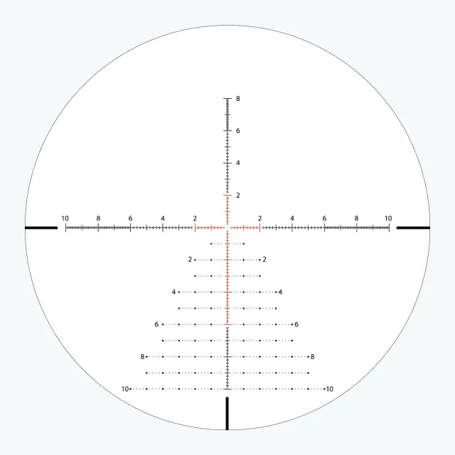 Ares BTR GEN3 4,5-27x50 FFP MIL APRS13 Belyst Kikarsikte