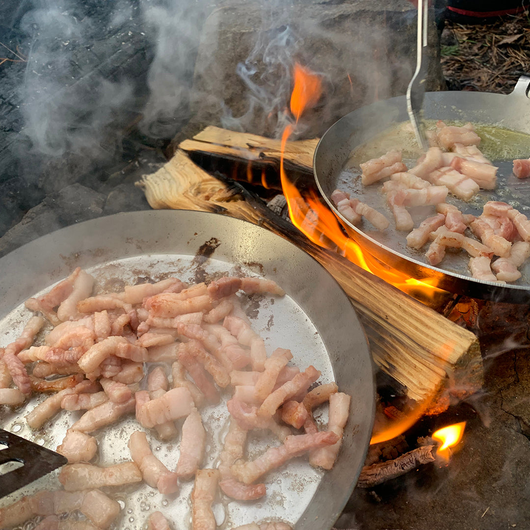 Jägarstekpanna Original Kolstål 21 cm EN STL