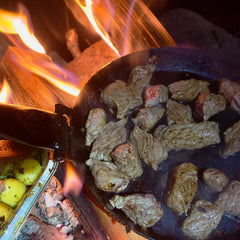 Jägarstekpanna Original Kolstål 21 cm EN STL