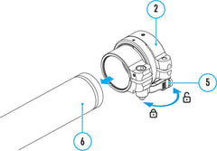 PSP-30B, 30 mm ringadapter för Krypton och Proton EN STL