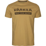 Logo t-shirt 2-pack ANTIQUE SAND/DARK OLIVE / S