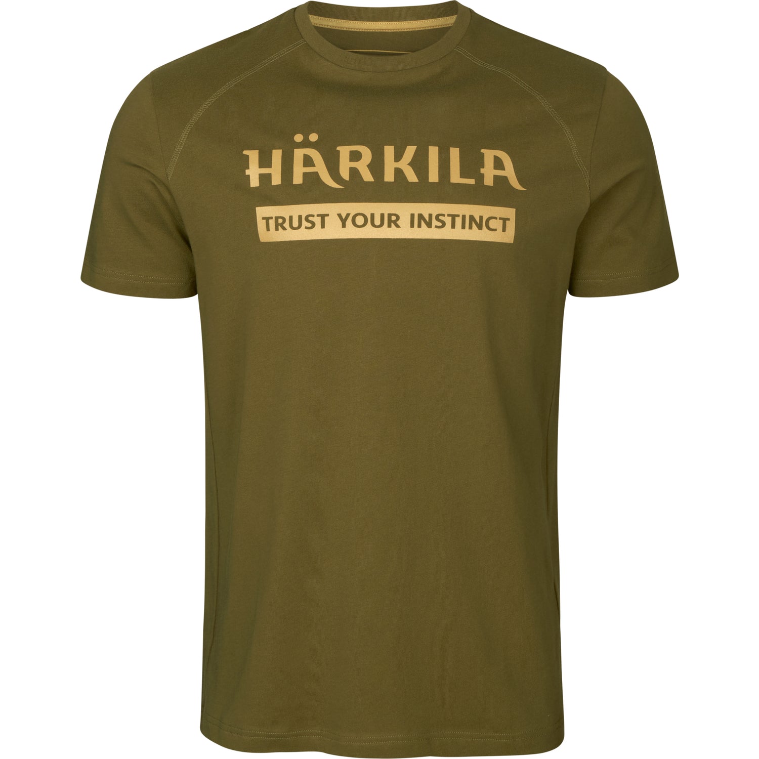 Logo t-shirt 2-pack ANTIQUE SAND/DARK OLIVE / S