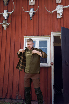 Logo t-shirt 2-pack ANTIQUE SAND/DARK OLIVE / S