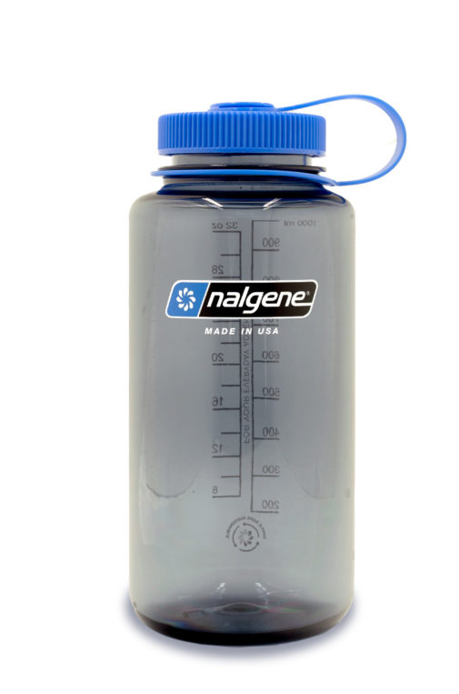 Flaska Sustain 1 liter WM grå med blå kork GRÅ / ONE SIZE