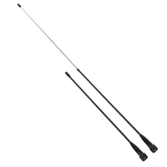 Teleskopantenn 297 mm till ca 545 mm.för 155MHz med Icom J-kontakt SVART / EN STL