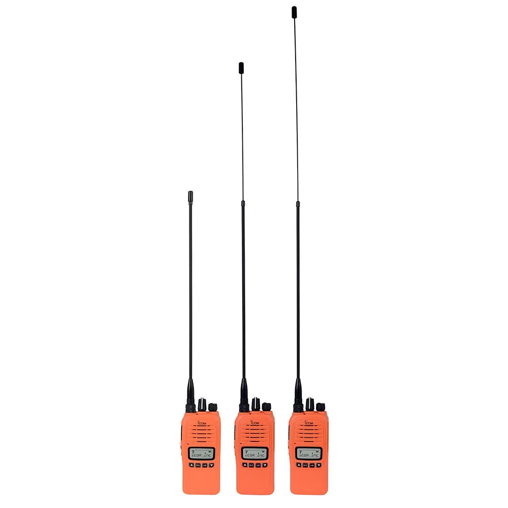 Teleskopantenn 297 mm till ca 545 mm.för 155MHz med Icom J-kontakt SVART / EN STL
