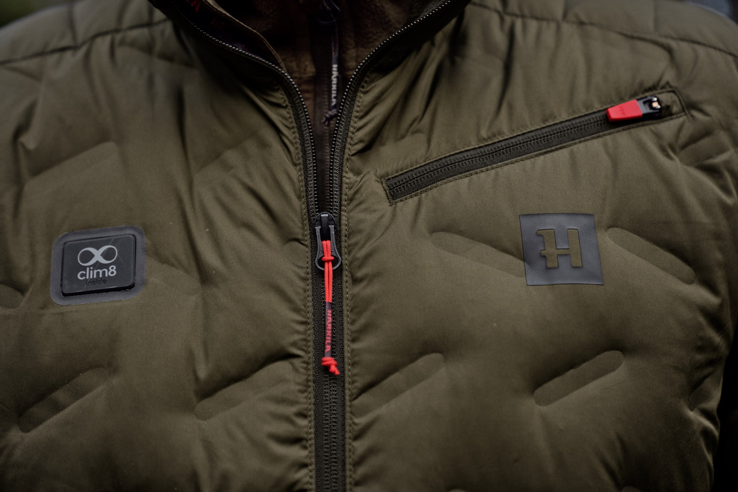 Clim8 Insulated värme väst WILLOW GREEN / XS