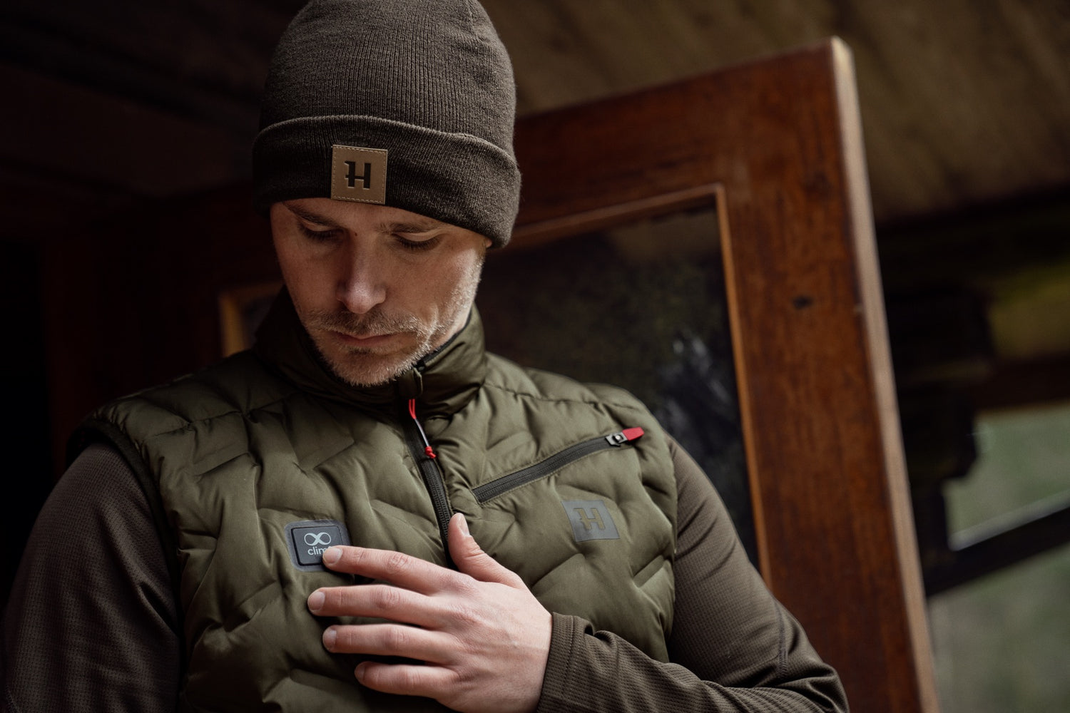 Clim8 Insulated värme väst WILLOW GREEN / XS