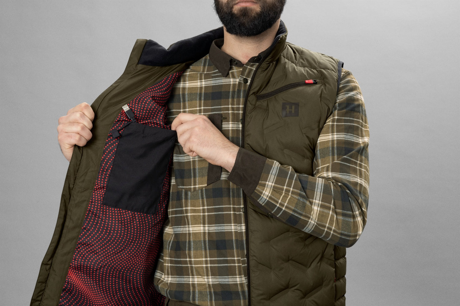 Clim8 Insulated värme väst WILLOW GREEN / XS