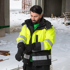 Värmeliner fingervante inkl powerbank BLACK / L/XL