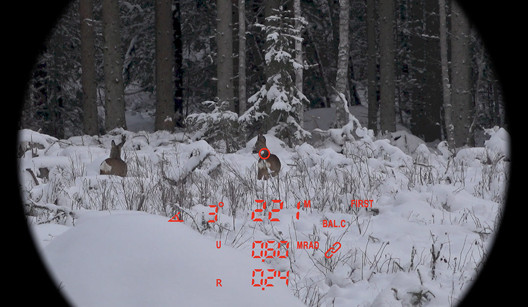 Helix 1500 Laseravståndsmätare Med Ballistiskt Program EN STL