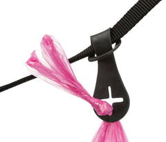 Bajspåsehållare för koppel,14 × 4 cm SVART / ONE SIZE