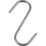 Slaktkrokar i rostfritt stål 140/5mm 2-pack SILVER / ONE SIZE