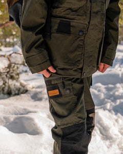 Byxa Lappland Extreme Barn MOSSGREEN/BLACK / 116