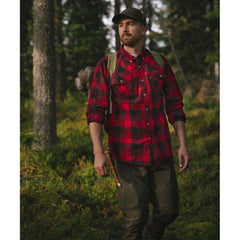 Skjorta Lumbo RED/BLACK / M