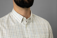 Allerston L/S skjorta STRONG BLUE/WHITE / S