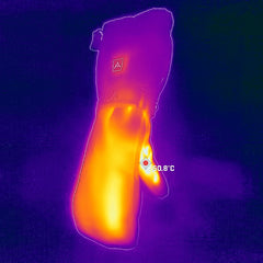 Värmevante inkl. batterier SVART / S/M