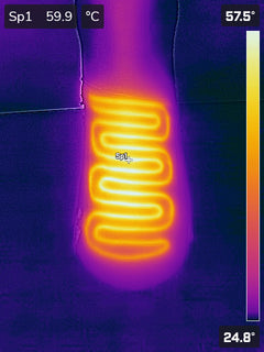 Värmestrumpa, Powerbank SVART / S/M (36-39)