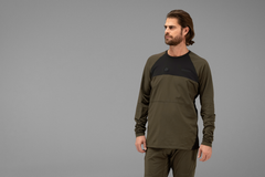 Heat L/S T-Shirt WILLOW GREEN/BLACK / S