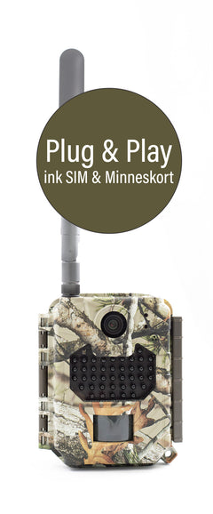 Åtelkamera Compact LTE inbyggt SIM-kort ONE SIZE