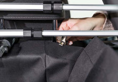 Bilskydd för bagageutrymme, 2,30 x 1,70 m SVART / ONE SIZE