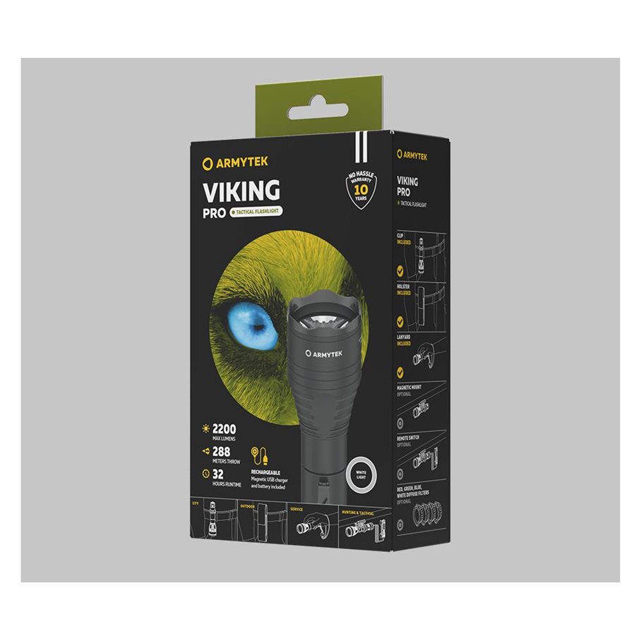 Viking Pro NEW Magnet USB Jaktpaket 2200 lumen ONE SIZE