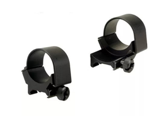 Ring 30mm Låg Ext SVART / ONE SIZE