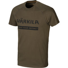T-Shirt Logo 2-pack WILLOW GREEN/SLATE/BROWN / S
