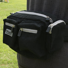 Ryggväska med dryckeshållare SVART / ONE SIZE