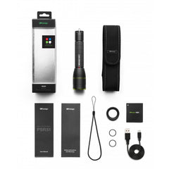 Design laddbar ficklampa Castor PSR51 SVART / ONE SIZE