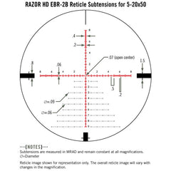 Razor HD 5-20x50 EBR-2B 10 MRAD ONE SIZE