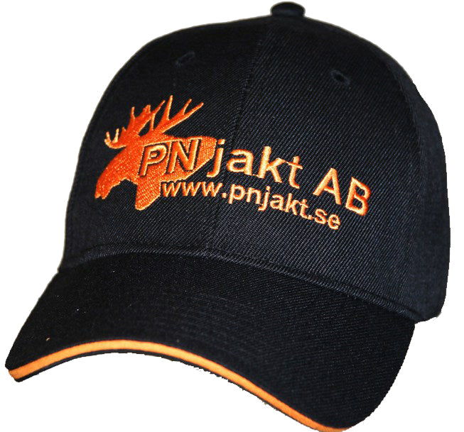 Keps SVART (ORANGE LOGO) / ONE SIZE