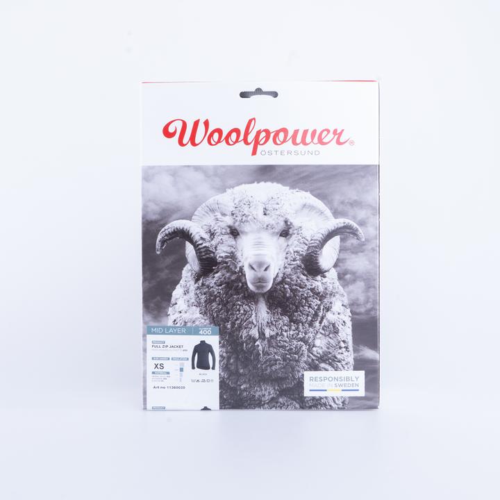 CB Woolpower 400 Jacka BLACK / XS