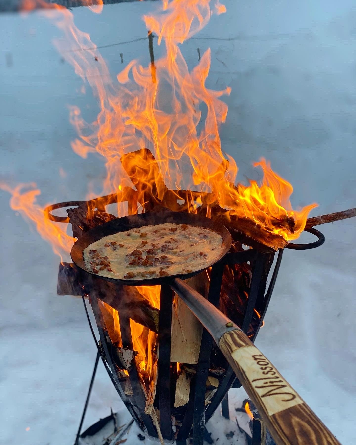 Kolbullepanna med namninbränning KORT (45CM)