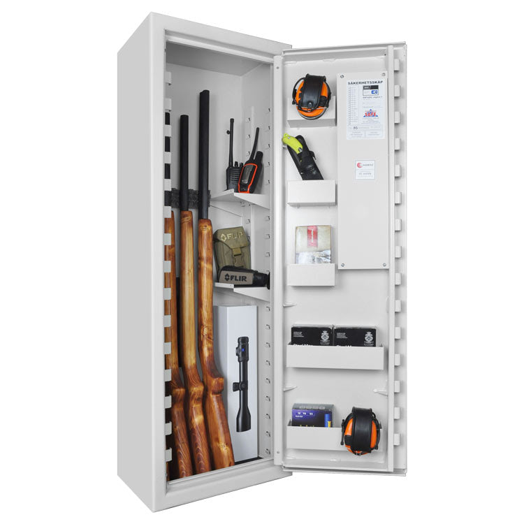 Vapenskåp SP 66 Ink frakt! VIT / UTAN KODLÅS