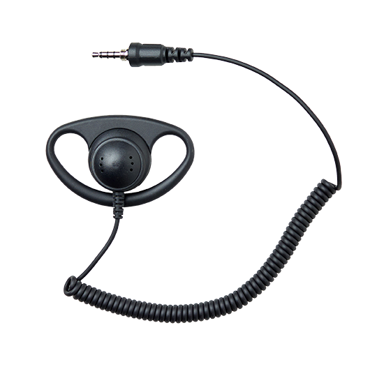 Öronmussla Yttre 3,5mm rak SVART / ONE SIZE