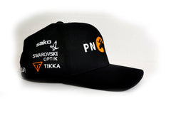 Keps Team PN Jakt med böjd skärm NY MODELL SVART / ONE SIZE