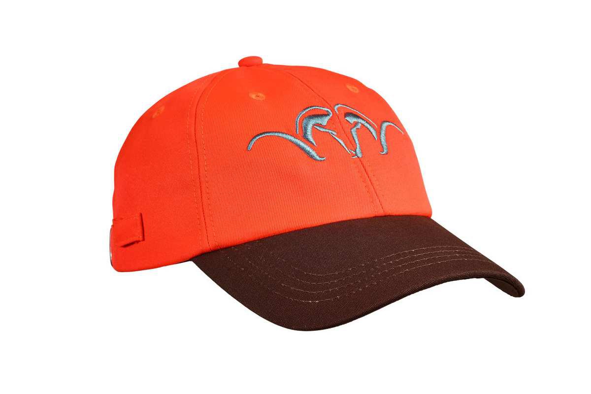 BJW Keps med Broderi ORANGE/BRUN / ONE SIZE