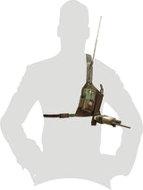 Räckviddssele med fäste för vikbar GPS-Hållare SVART / HÖGERSKYTT