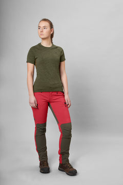 Active S/S T-Shirt Dam PINE GREEN / S