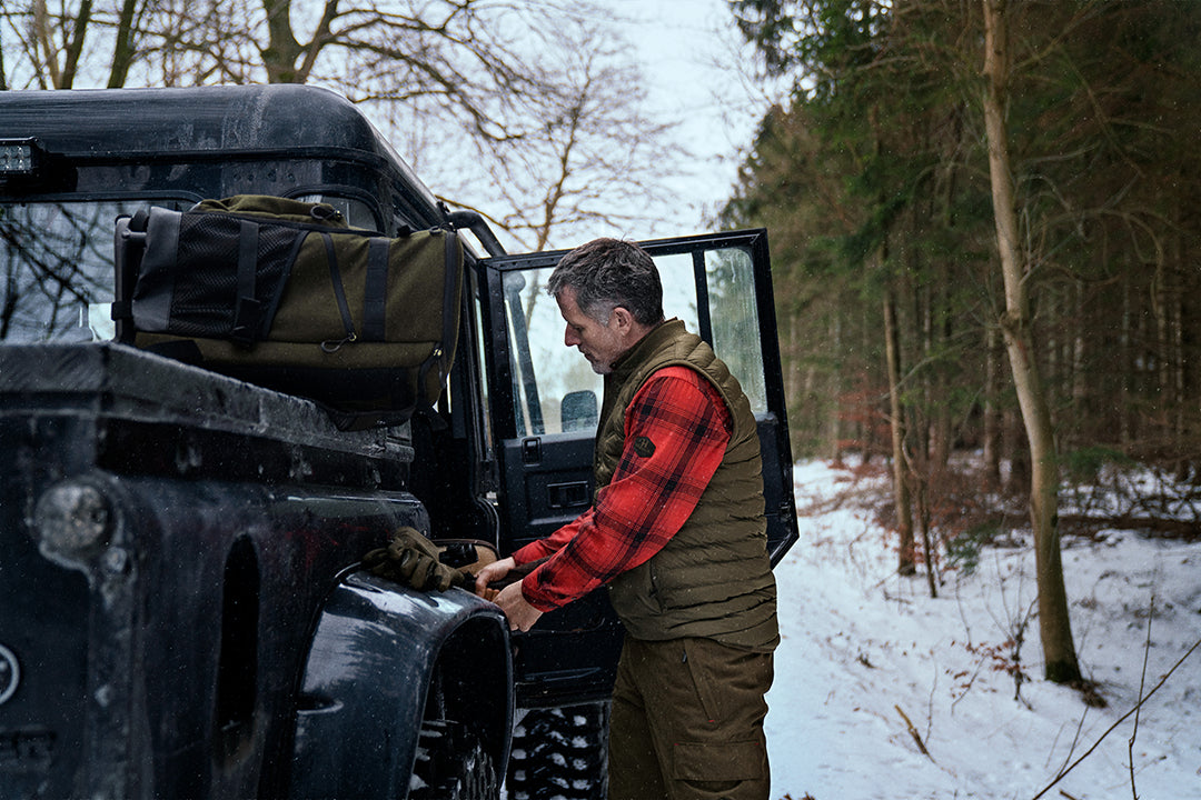 Skjorta Driven Hunt RED/BLACK / S