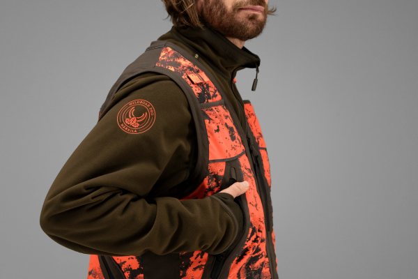 Wildboar Pro Hundförarväst AXIS MSP®ORANGE BLAZE/SHADOW BROWN / 4XL