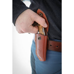 Läderfodral för Lars Fält Lock Back Fällkniv EN STL