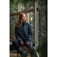 Hotagen Ulltröja Windstopper GRÅBLÅ / 4XL