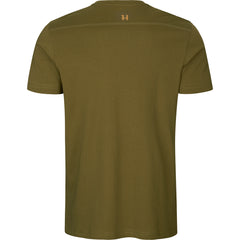 Logo t-shirt 2-pack ANTIQUE SAND/DARK OLIVE / M