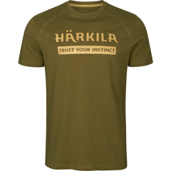 Logo t-shirt 2-pack ANTIQUE SAND/DARK OLIVE / L