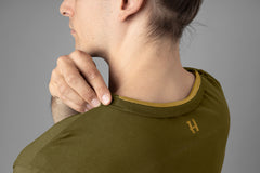 Logo t-shirt 2-pack ANTIQUE SAND/DARK OLIVE / L