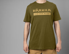 Logo t-shirt 2-pack ANTIQUE SAND/DARK OLIVE / XXL