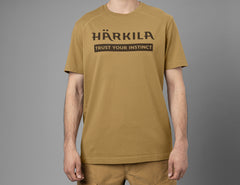 Logo t-shirt 2-pack ANTIQUE SAND/DARK OLIVE / 3XL