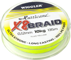 X8 Braid 135 m Flätlina YELLOW / 0,12 MM